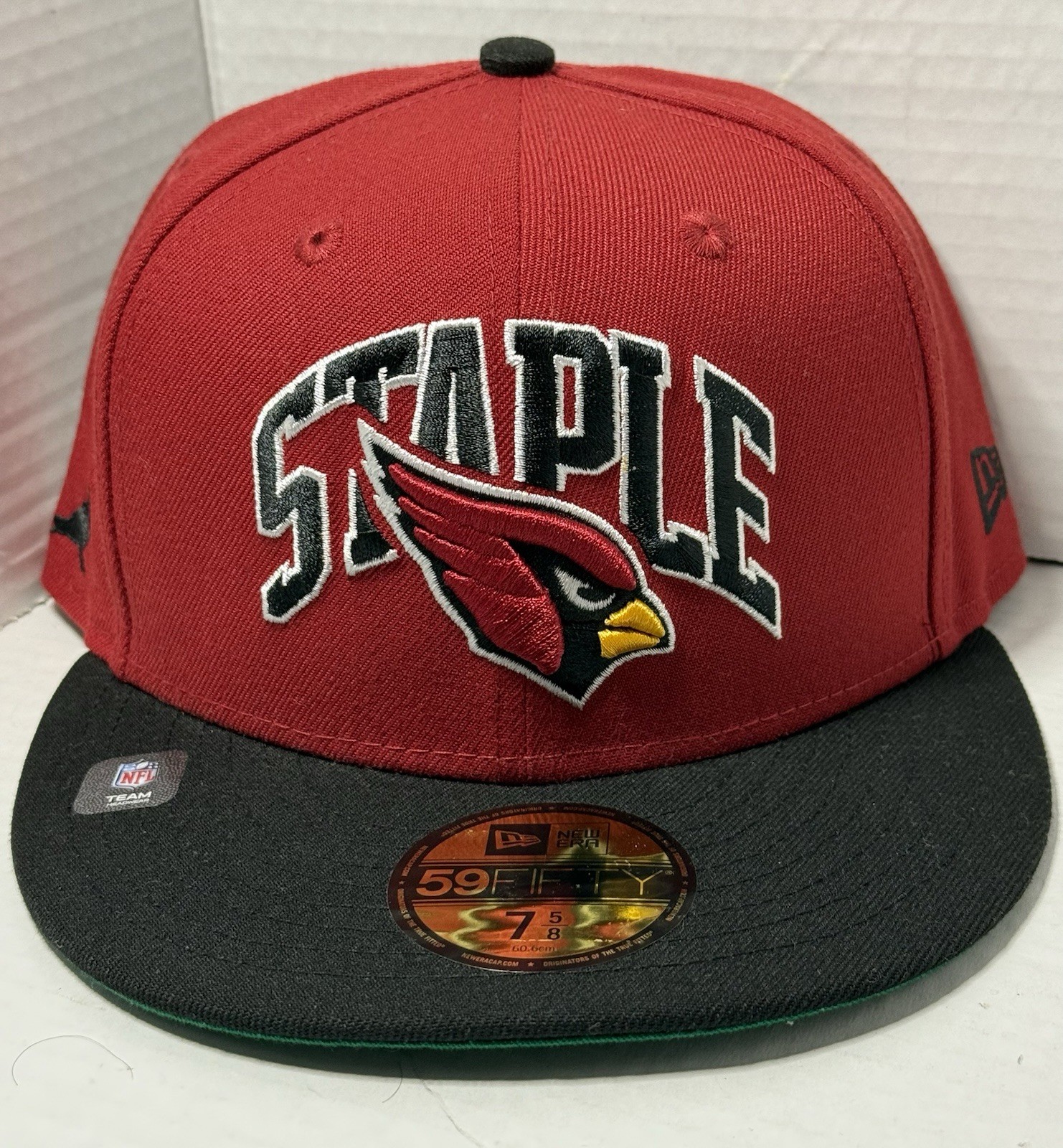 New Era black /Red Arizona Cardinals NFL x Staple Collection 59FIFTY Red Sea