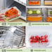 40 PCS Food Storage Containers with Lids Airtight (20 Lids &20 Containers)