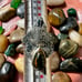 925 Sterling Silver Howling Wolf Ring With Pietersite Size 9.25