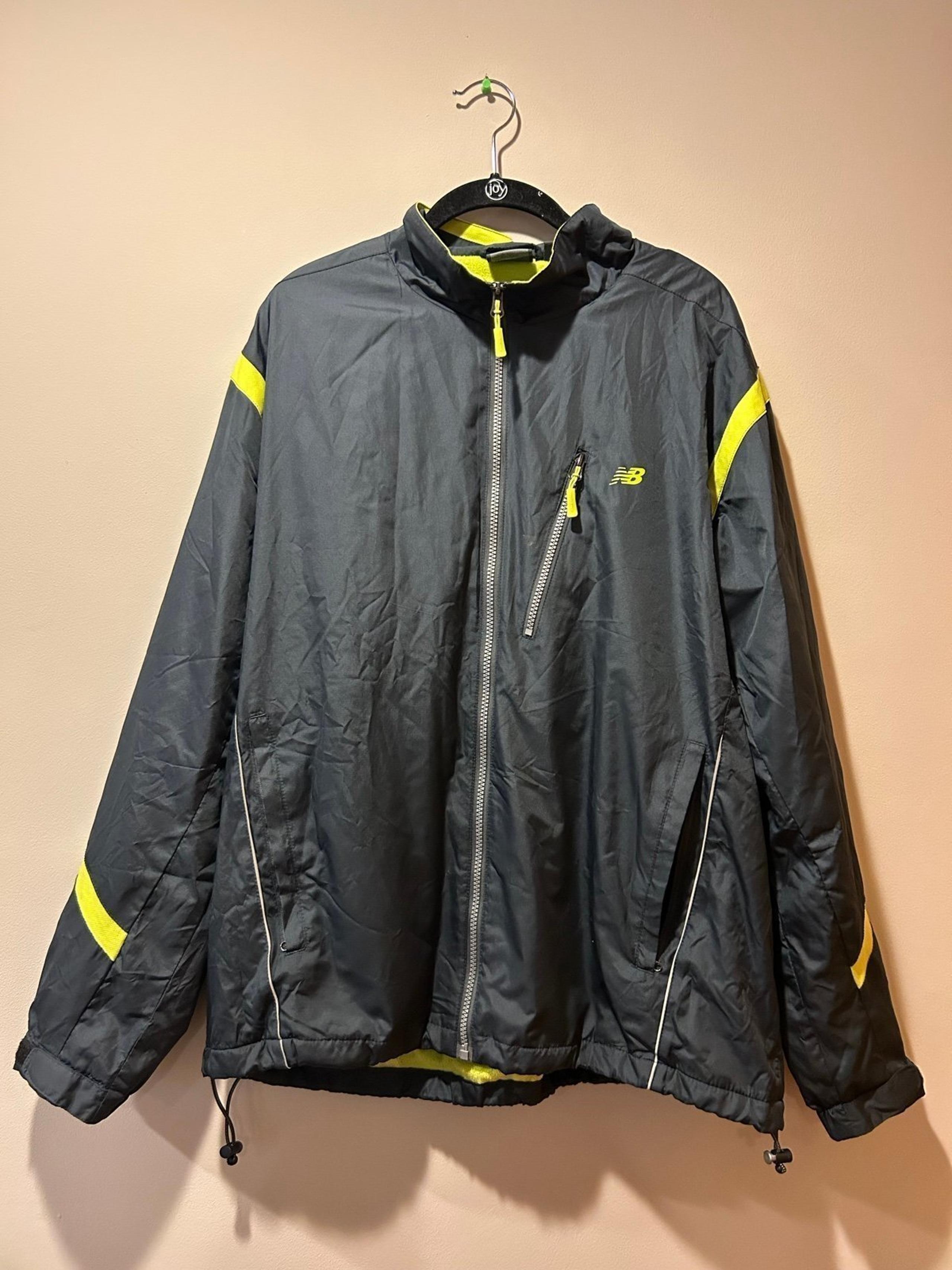 Mens New Balance Fleece Lined Running Windbreaker Jacket