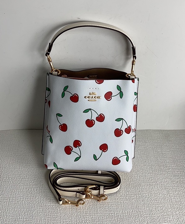 Coach 22 heart Cherry purse
