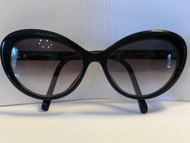 Mykita Women's Cat Eye Black Sunglasses No. 2 Joanie