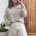 Vintage Lord & Taylor 100% new Wool V- neck Unisex Sweater. L