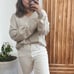 Vintage Lord & Taylor 100% new Wool V- neck Unisex Sweater. L