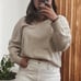 Vintage Lord & Taylor 100% new Wool V- neck Unisex Sweater. L