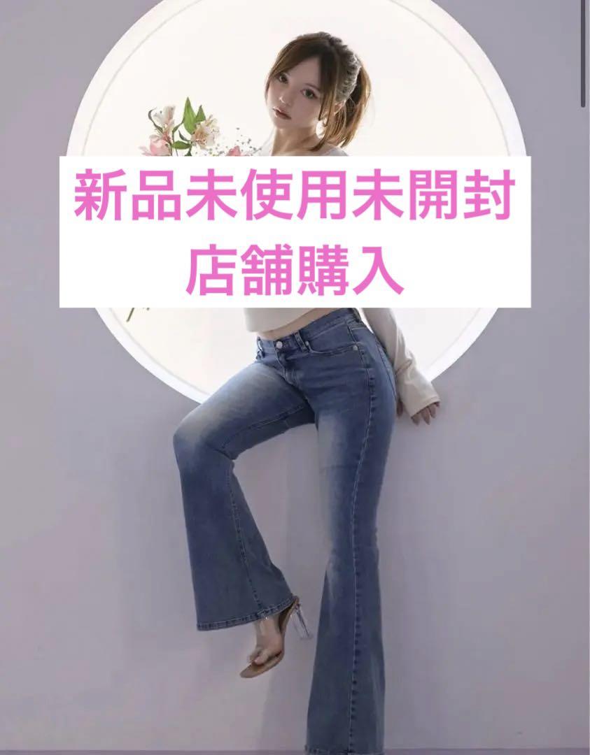 登場! Andmarie Heart Hip Flare Denim M パンツ