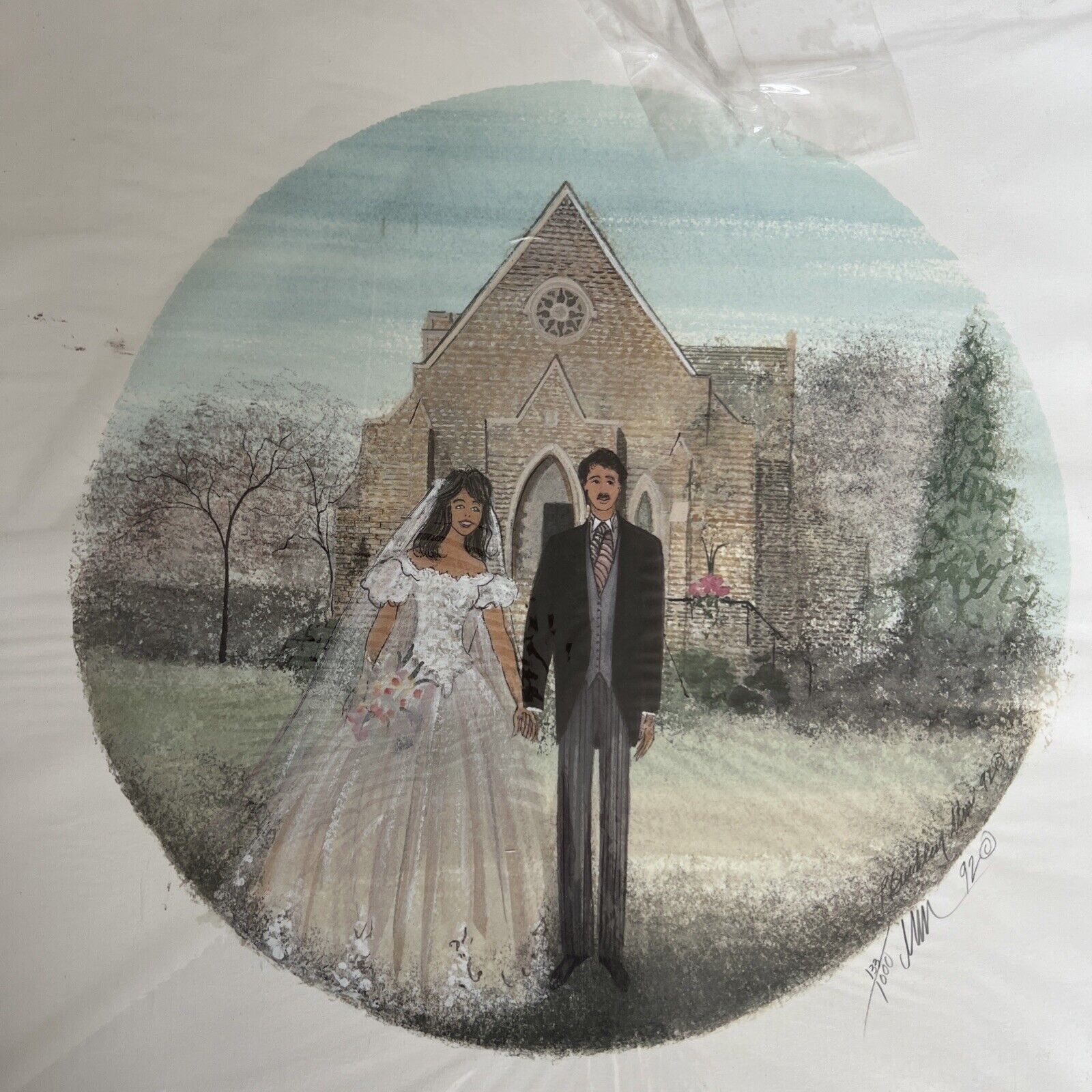 NEW P Buckley Moss “July Wedding” RARE Limited Numbered Signed Edition 133/1000
