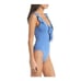 ROBIN PICCONE | Jennie Plunge One-Piece Swimsuit - [size 4, Sky Blue]