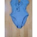 ROBIN PICCONE | Jennie Plunge One-Piece Swimsuit - [size 4, Sky Blue]