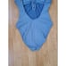 ROBIN PICCONE | Jennie Plunge One-Piece Swimsuit - [size 4, Sky Blue]
