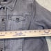 Eddie Bauer Grey Denim Button Up Jacket Red Owl Embroidered Women Size Large