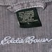 Eddie Bauer Grey Denim Button Up Jacket Red Owl Embroidered Women Size Large