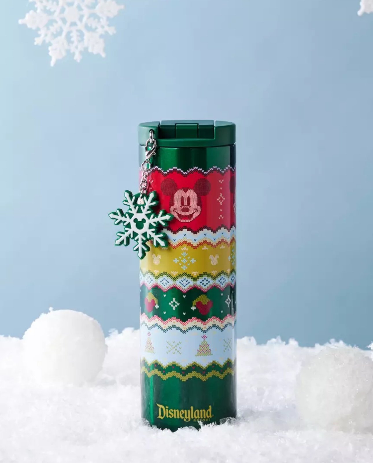 New Disneyland Mickey Mouse Holiday Stainless Steel Starbucks® Travel Tumbler