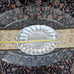 LARGE OVAL SCALLOPED PEWTER SERVING TRAY 20” L x 15” W x 2.5” H
