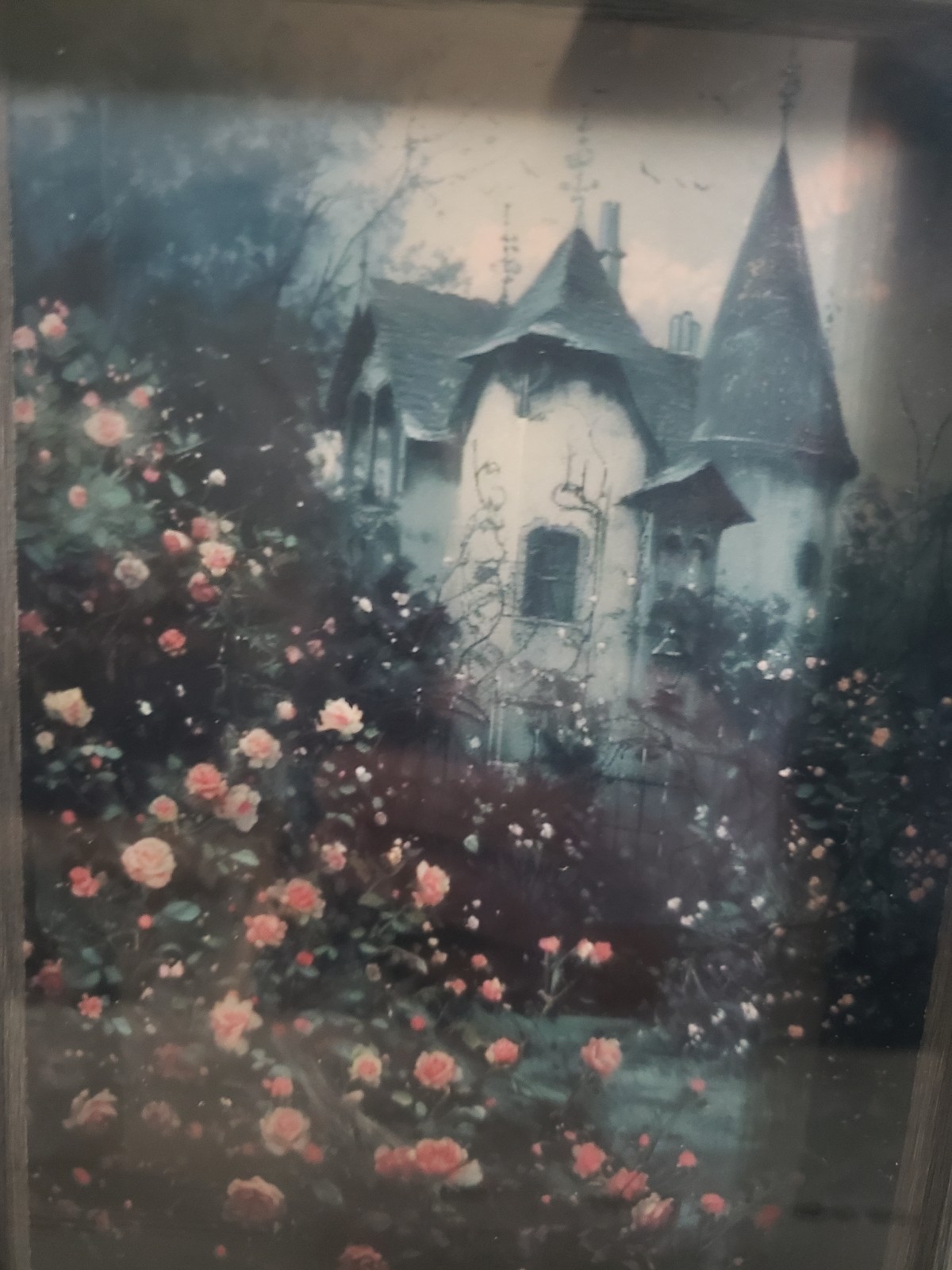 Victorian home picture house wall art castle pretty love decor boho classic cool