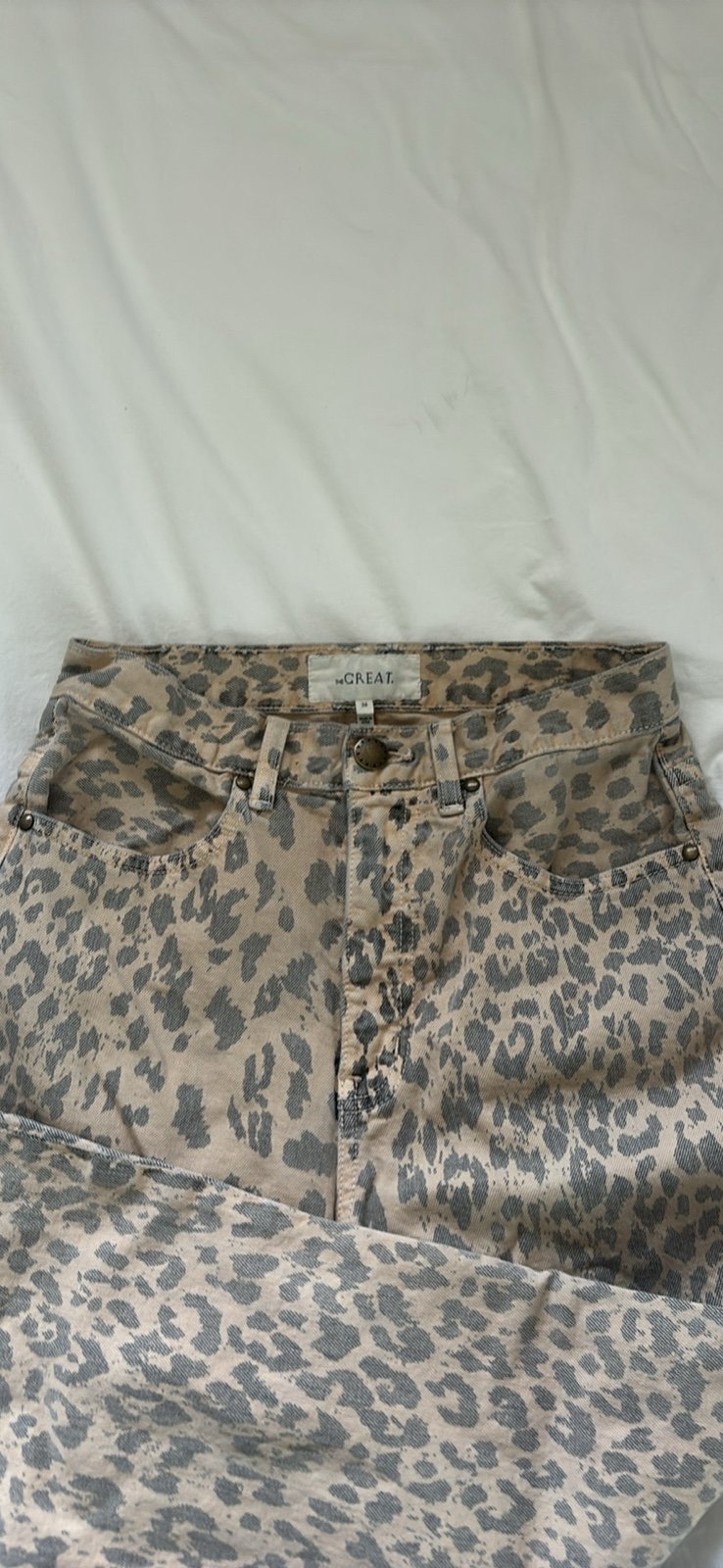 THE GREAT | Cheetah print pant