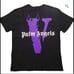 Vlone x Palm Angels Short Sleeve Printed Unisex Tee sz Medium