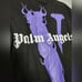 Vlone x Palm Angels Short Sleeve Printed Unisex Tee sz Medium
