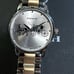 Coach Grand Watch With 36mm Silver Face With Silver Face & 2 Tone Bracelet