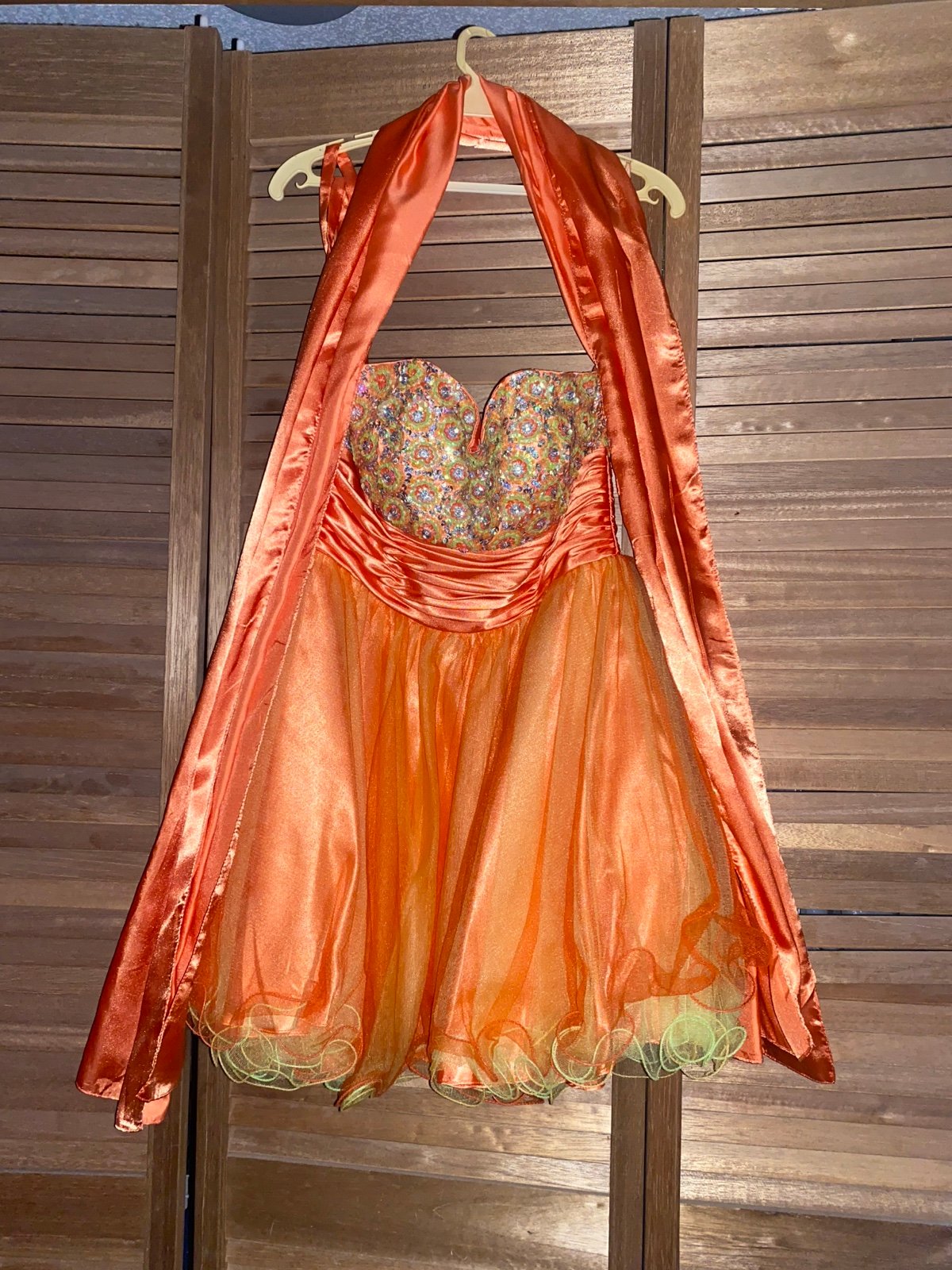 Orange Homecoming Dress