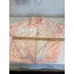 Janeve Peach Windbreaker Full Zip Jacket Sz L Elastic Waist Pants Track Suit Set