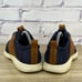 Cole Haan Grand Tour Knit Marine Blue Tan Oxford Shoes Men's 8.5 Casual Lace Up