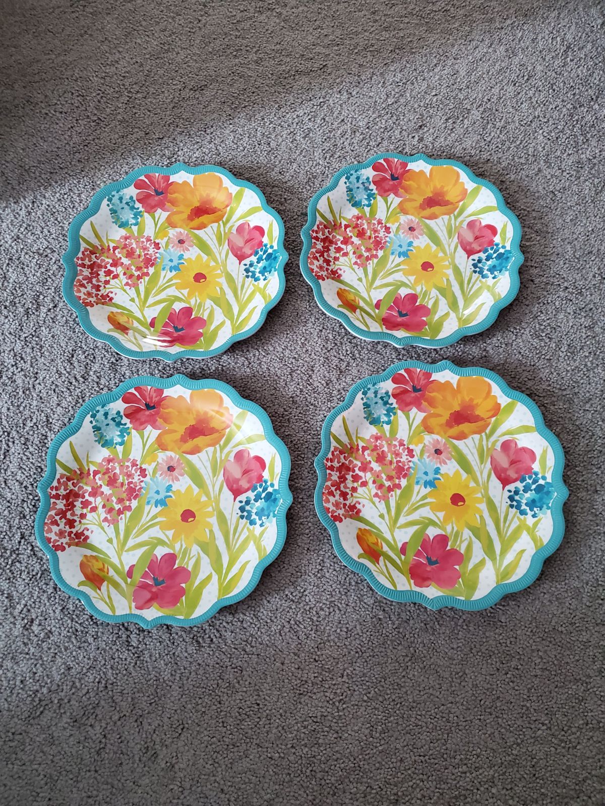 Pioneer Woman Melamine Dinner Plates