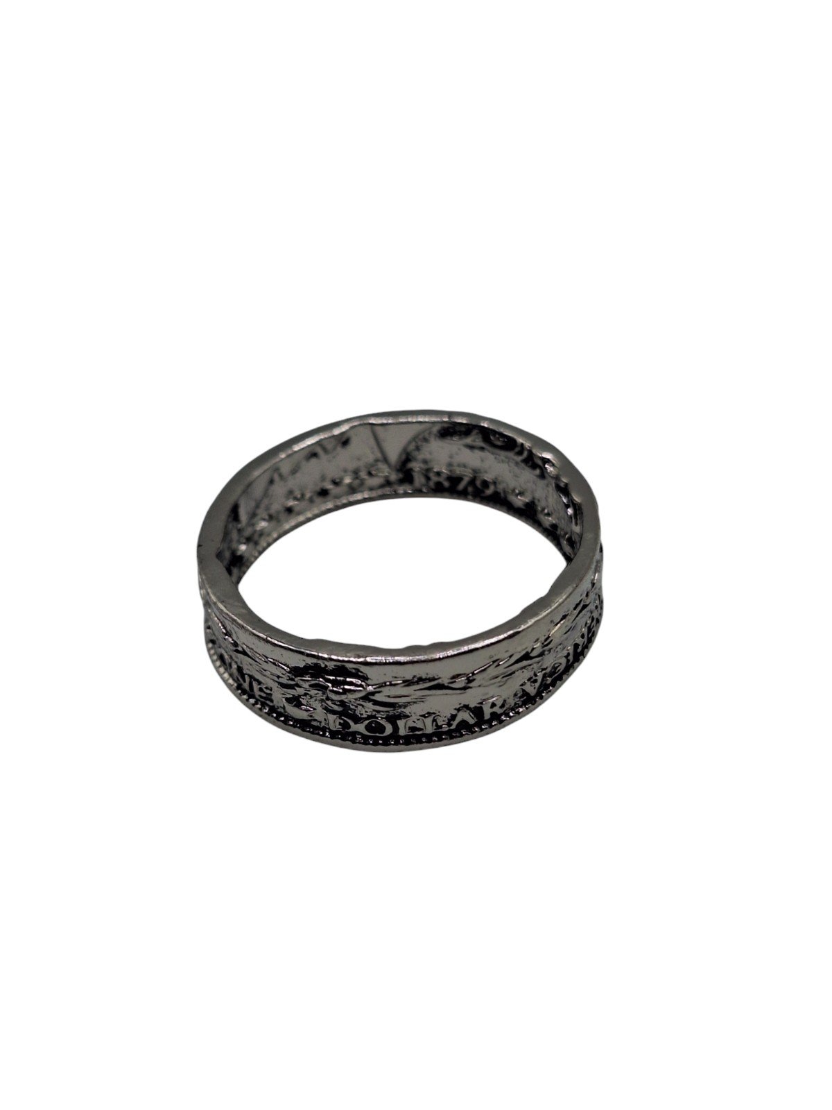 Size 12.5 Crafted from a US SILVER MORGAN HALF DOLLAR Coin Ring