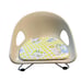 Vintage retro Cosco child booster seats from 1970's Sunflower Yellow Plaid Girl
