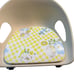 Vintage retro Cosco child booster seats from 1970's Sunflower Yellow Plaid Girl
