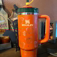 Stanley 30oz engraved DISNEY MICKEY AND MINNIE FALL PUMPKINS