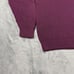 Vintage Eddie Bauer Henley Sweater Mens XLT Maroon Chunky Fisherman Knit Ribbed