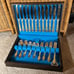 Vintage 50s WM Rogers moonlight international silver silver plate 72 piece set