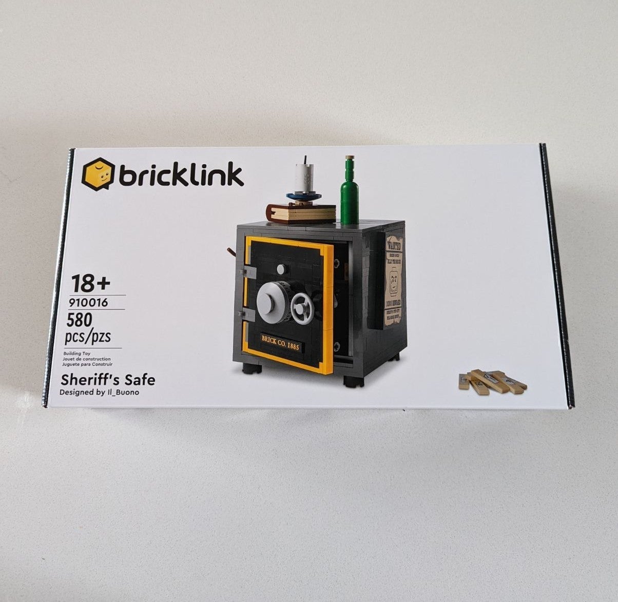 LEGO Sheriff's Safe 910016 Bricklink Designer Program - Rare