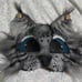 Tabby cat Therian/quadrobics mask (!!AIRBRUSHED!!)