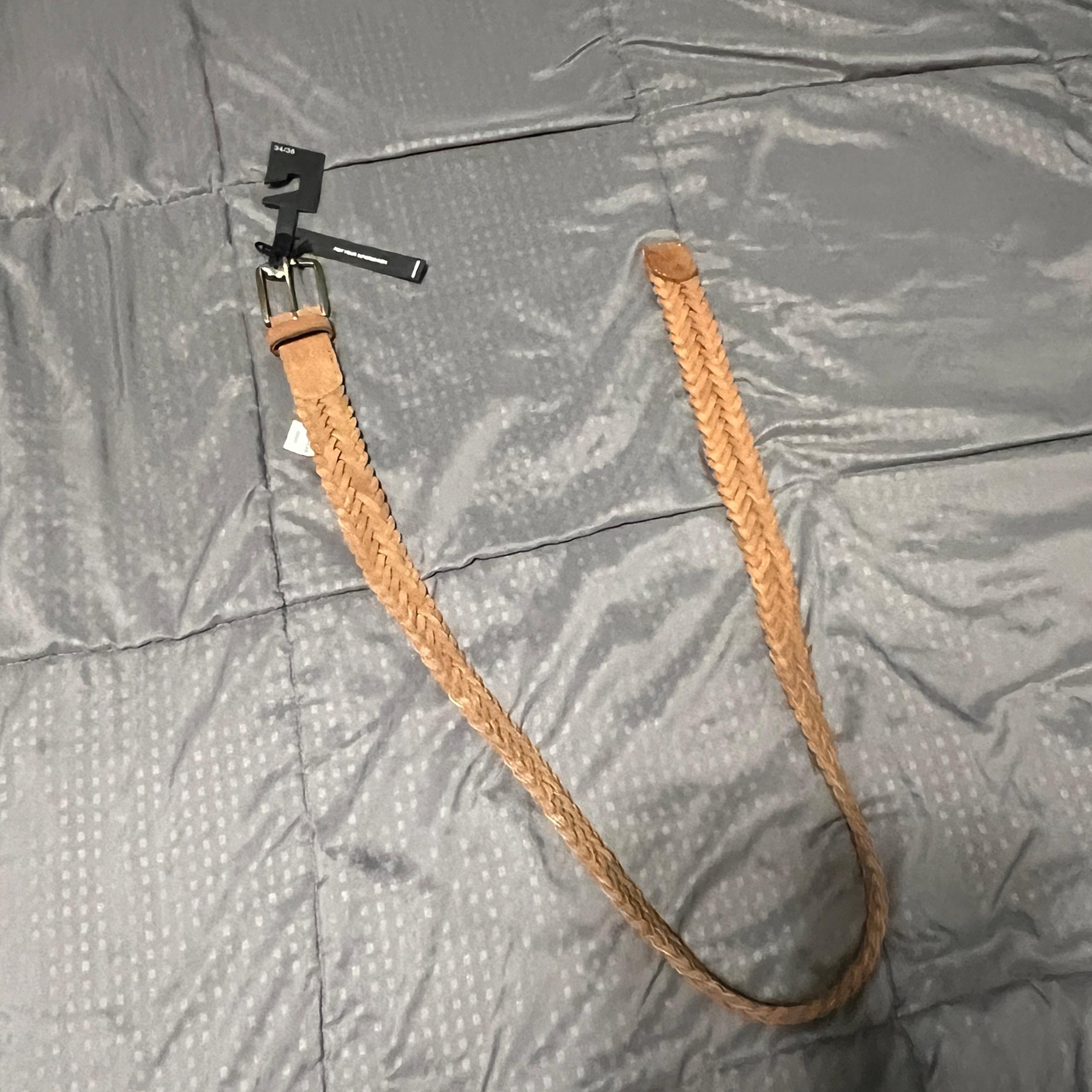 Express brown belt new nwt size 34/36
