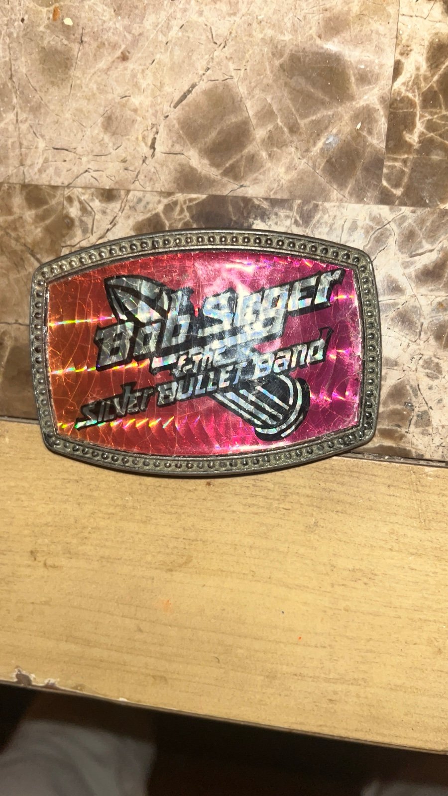 Vintage Bob Seger Belt Buckle