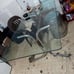 Glass Kitchen table