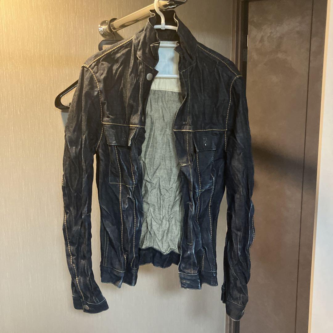 ONE CREATION Dark Blue Denim Jacket