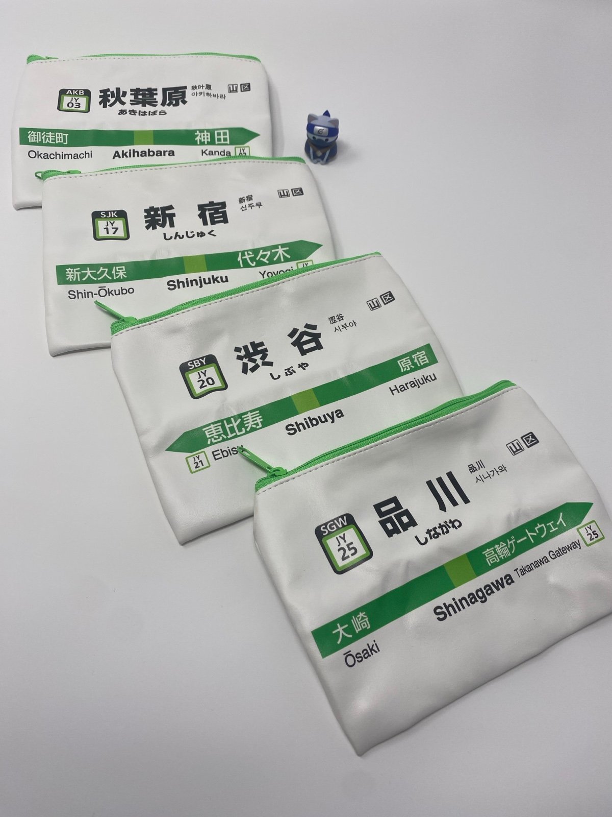 Tokyo Yamanote Train Pouches