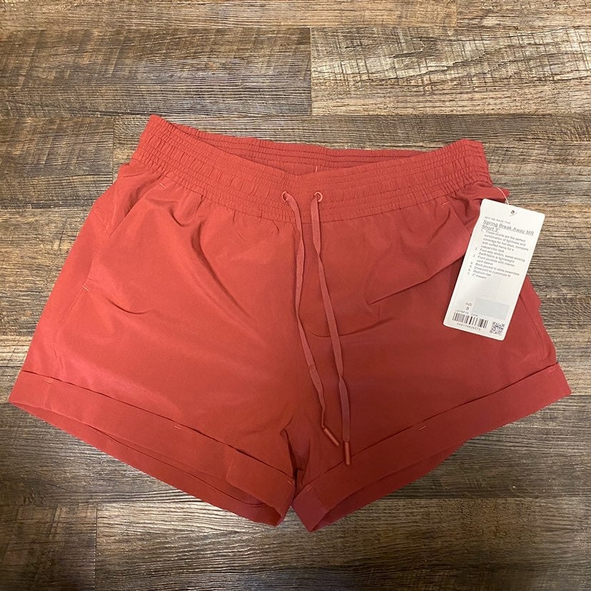 Spring Break Away Shorts Chianti sz 8