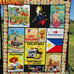 Philippines Fleece Blanket 40x30