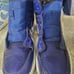 Youth size 6.5 jordan 1 anti gravitys rare shoe flips blue to purple