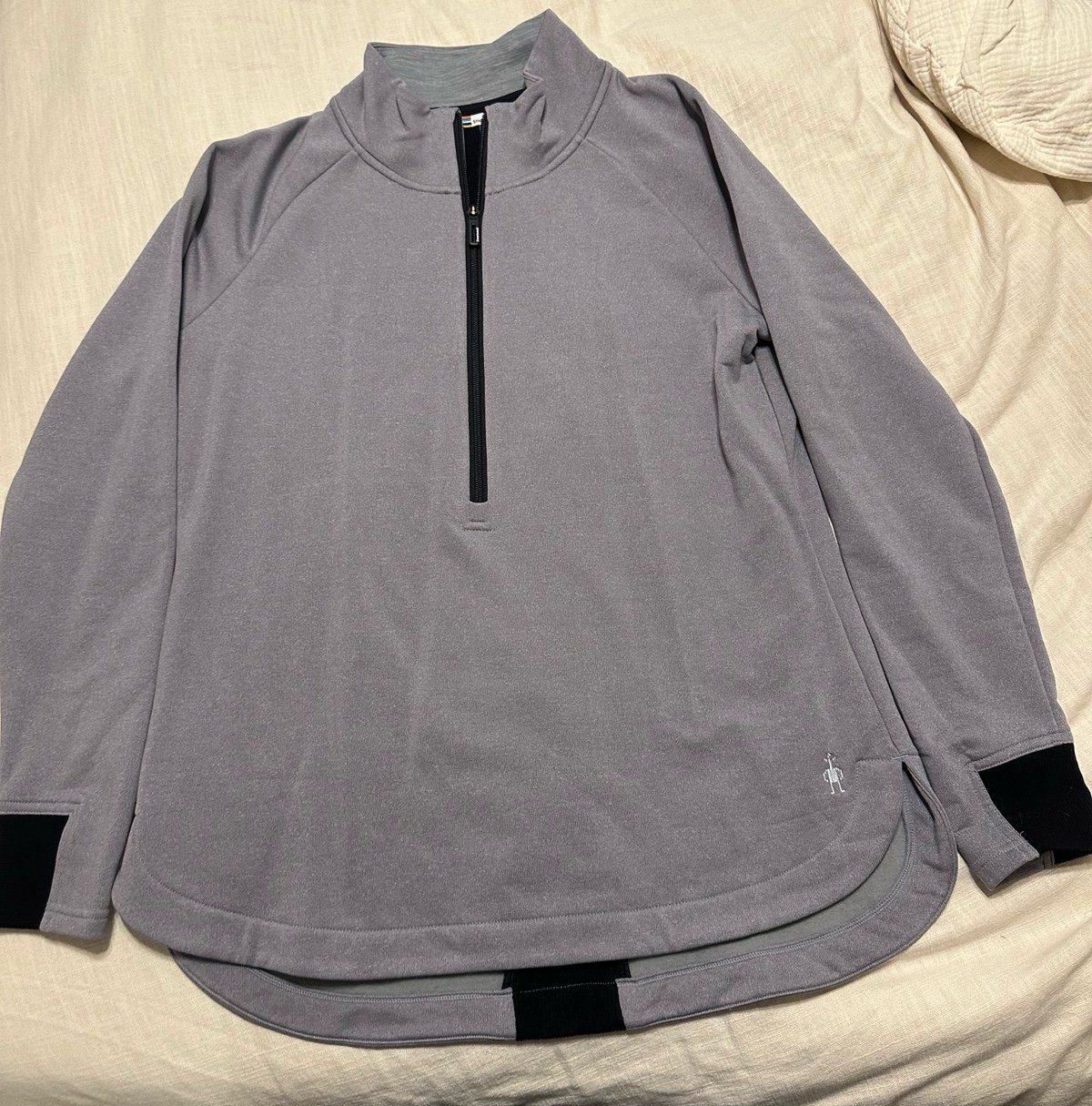 smartwool 1/2 zip ladies large