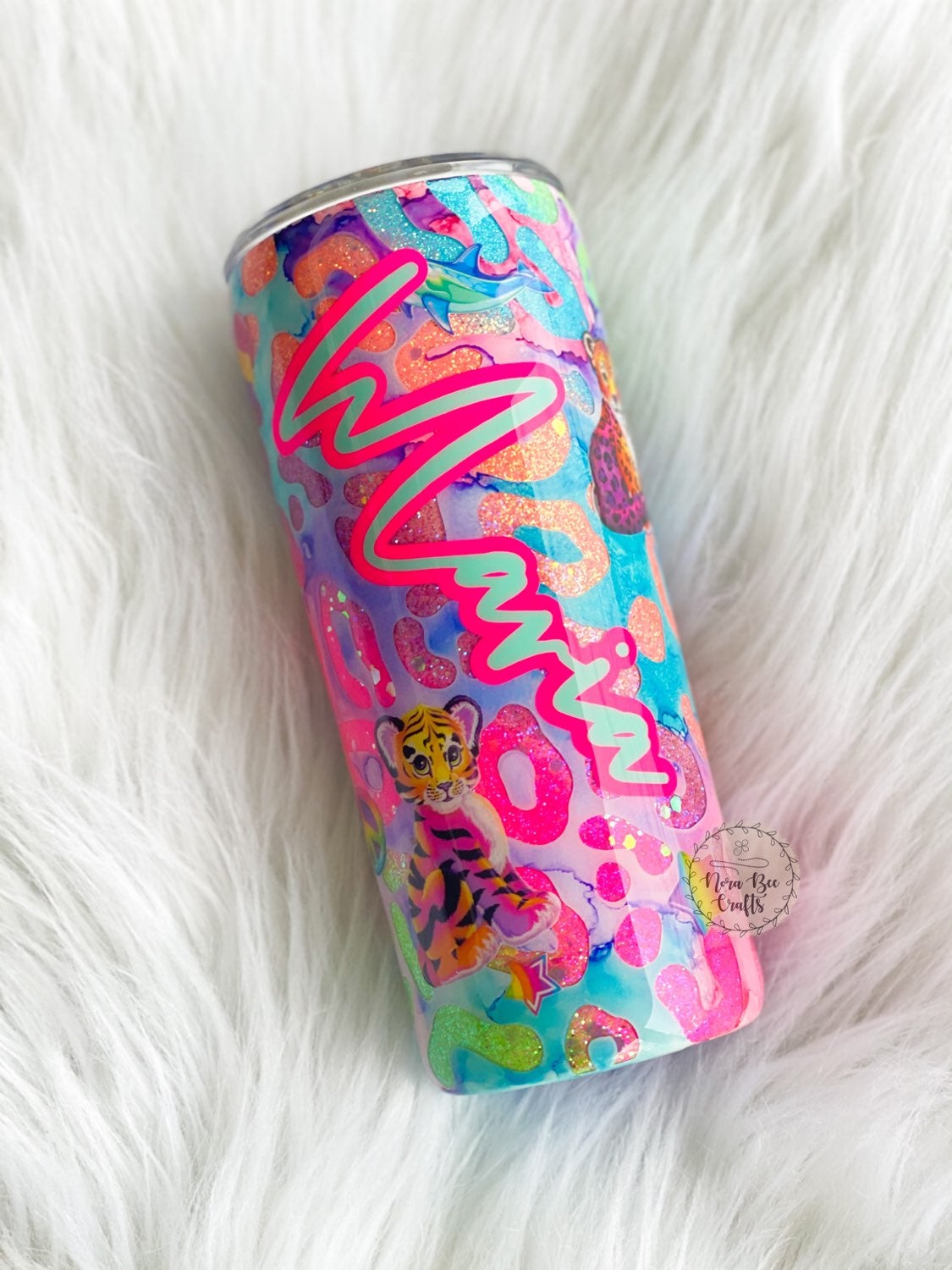 Personalized Glitter Tumbler