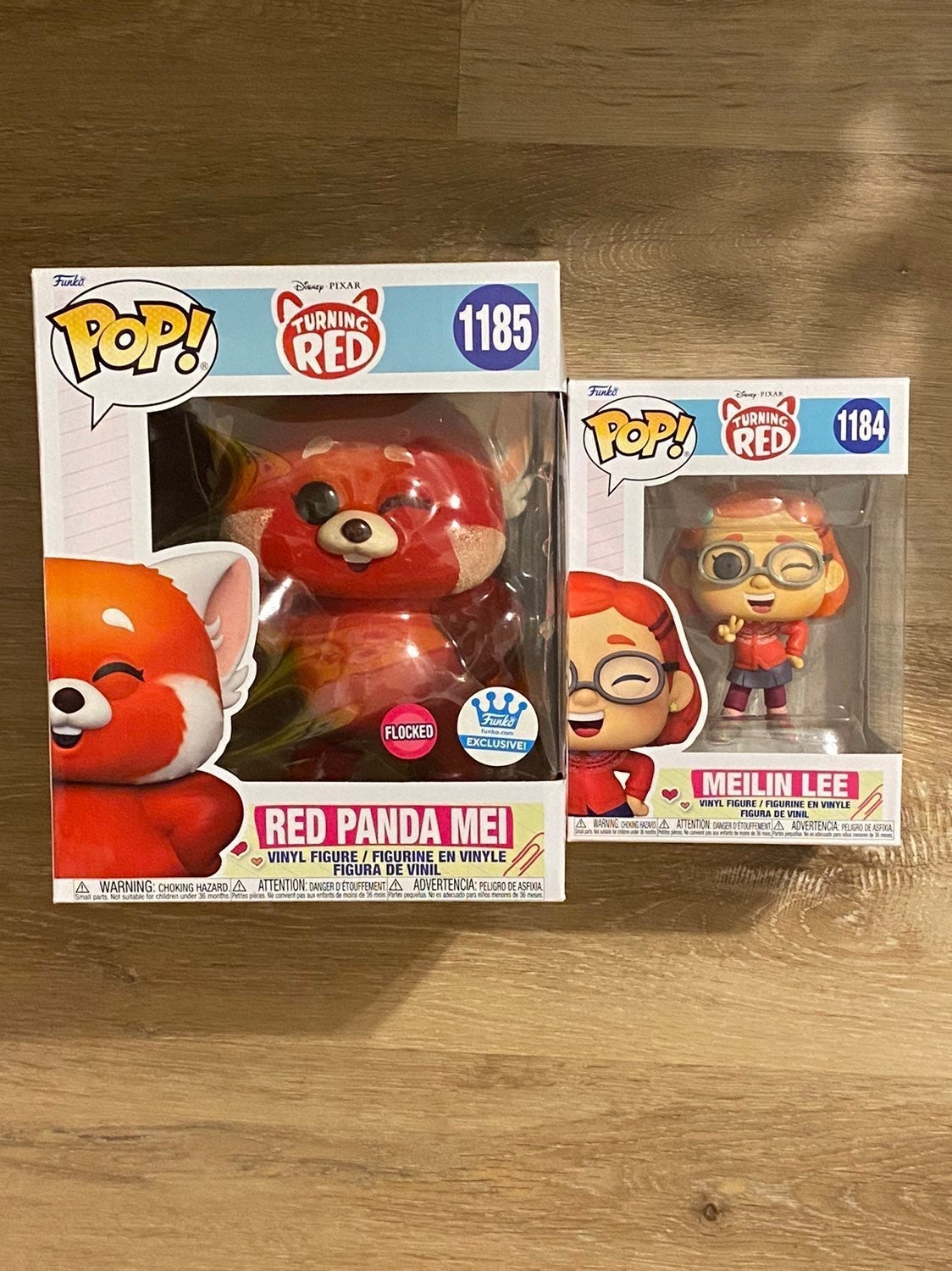 Red Panda Mei Funko Pop Turning Red set of 2