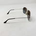 Rayban Polished Gunmetal Brown Cockpit Aviator Sunglasses Green Lens Metal Frame