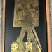 Vintage Brushed Brass Sir Robert de Setvans 1306