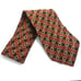 Christian Dior Horse Bit Tackle Bridle Neck Tie Brown Orange Beige Pattern