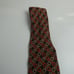 Christian Dior Horse Bit Tackle Bridle Neck Tie Brown Orange Beige Pattern